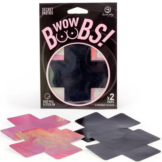 SECRET PLAY - WOW BOOBS! CUBRE PEZONES X - Optelum