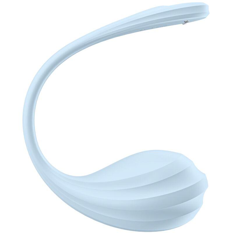 SATISFYER - SMOOTH PETAL ESTIMULADOR PUNTO G CELESTE APP GRATUITA - Optelum