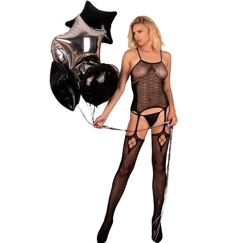 LIVCO CORSETTI FASHION - AMRIN BODYSTOCKING NEGRO TALLA ÚNICA - Optelum