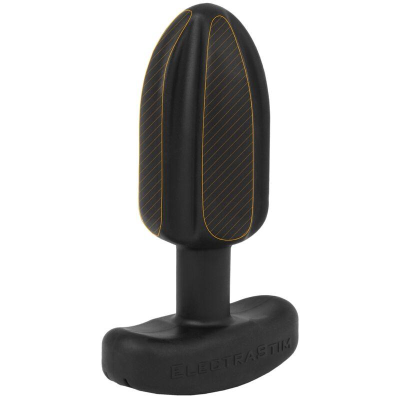 ELECTRASTIM - TARTARUS PLUG ANAL SILICONA QUADRIPOLAR NEGRO - Optelum