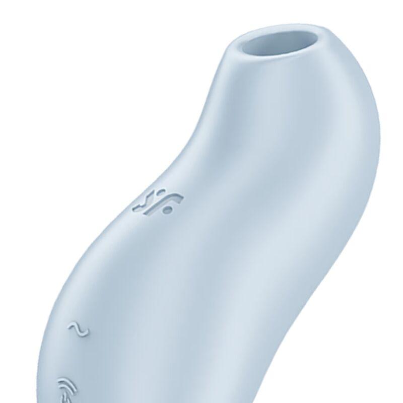 SATISFYER - POCKET PRO 1 ESTIMULADOR CLÍTORIS AZUL CLARO - Optelum