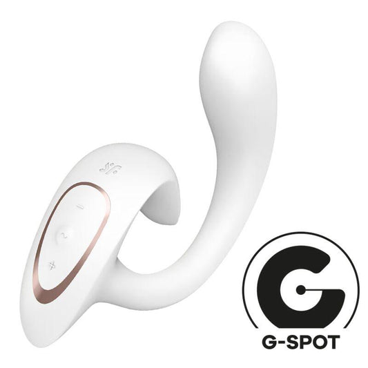 SATISFYER - G FOR GODDESS 1 VIBRADOR RABBIT BLANCO - Optelum