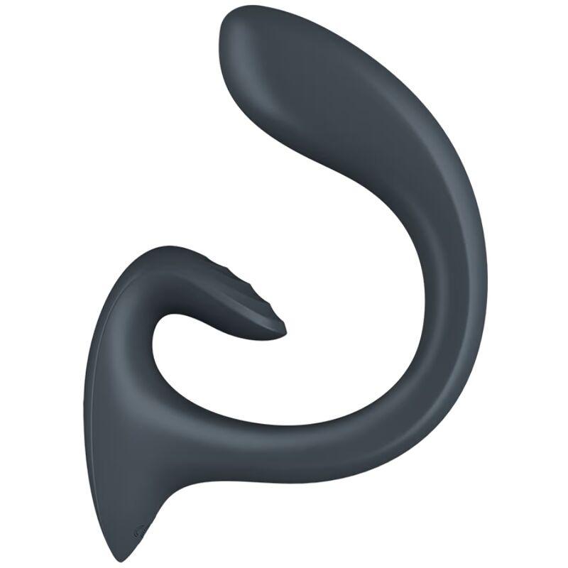 SATISFYER - G FOR GODDESS 1 VIBRADOR RABBIT GRIS OSCURO - Optelum
