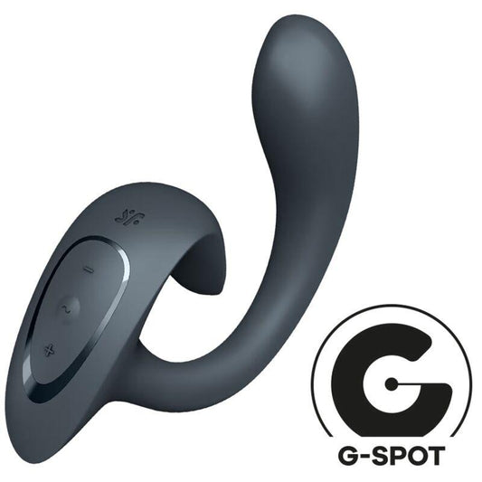 SATISFYER - G FOR GODDESS 1 VIBRADOR RABBIT GRIS OSCURO - Optelum