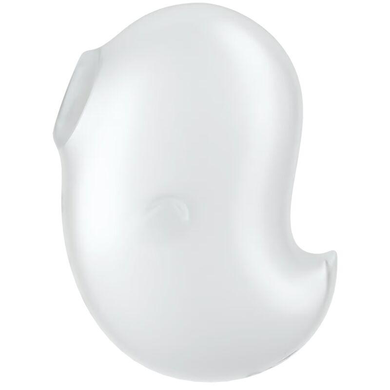 SATISFYER - CUTIE GHOST VIBRADOR LAY-ON BLANCO - Optelum