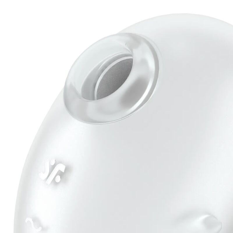 SATISFYER - CUTIE GHOST VIBRADOR LAY-ON BLANCO - Optelum