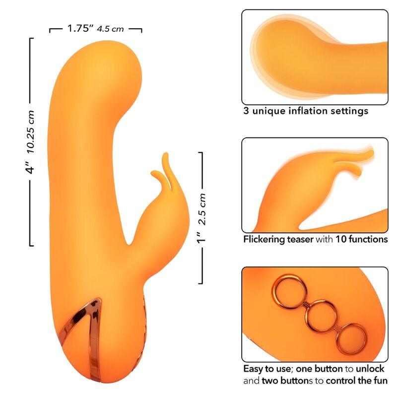 CALEXOTICS - MONTECITO MUSE VIBRADOR RABBIT NARANJA BY CALIFORNIA DREAMING - Optelum
