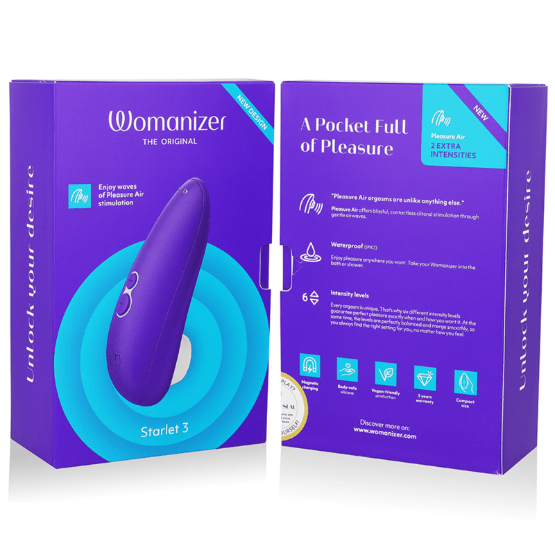 WOMANIZER - STARLET 3 ESTIMULADOR CLÍTORIS INDIGO - Optelum