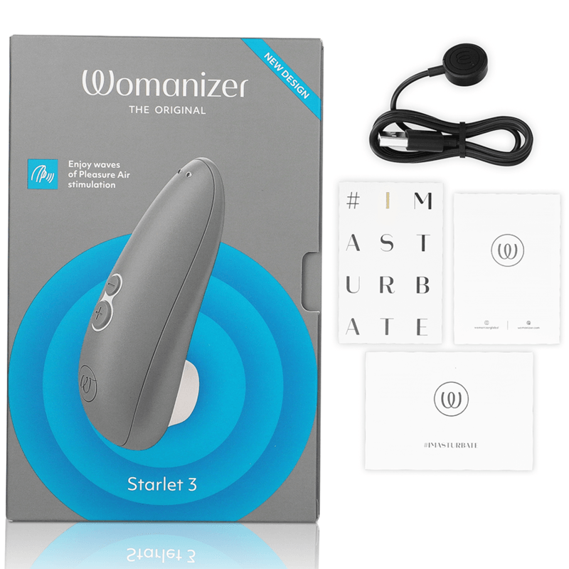 WOMANIZER - STARLET 3 ESTIMULADOR CLÍTORIS GRIS - Optelum