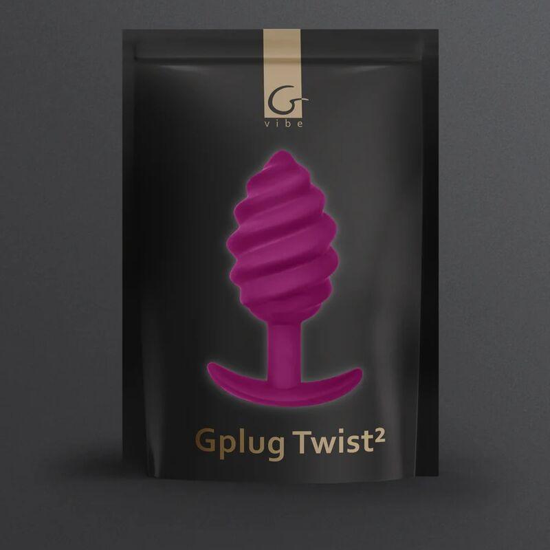 G-VIBE - GPLUG TWIST 2 PLUG ANAL MORADO - Optelum