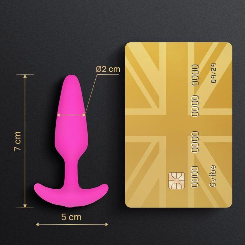 G-VIBE - GPLUG PLUG ANAL VIBRADOR XS FUCSIA - Optelum