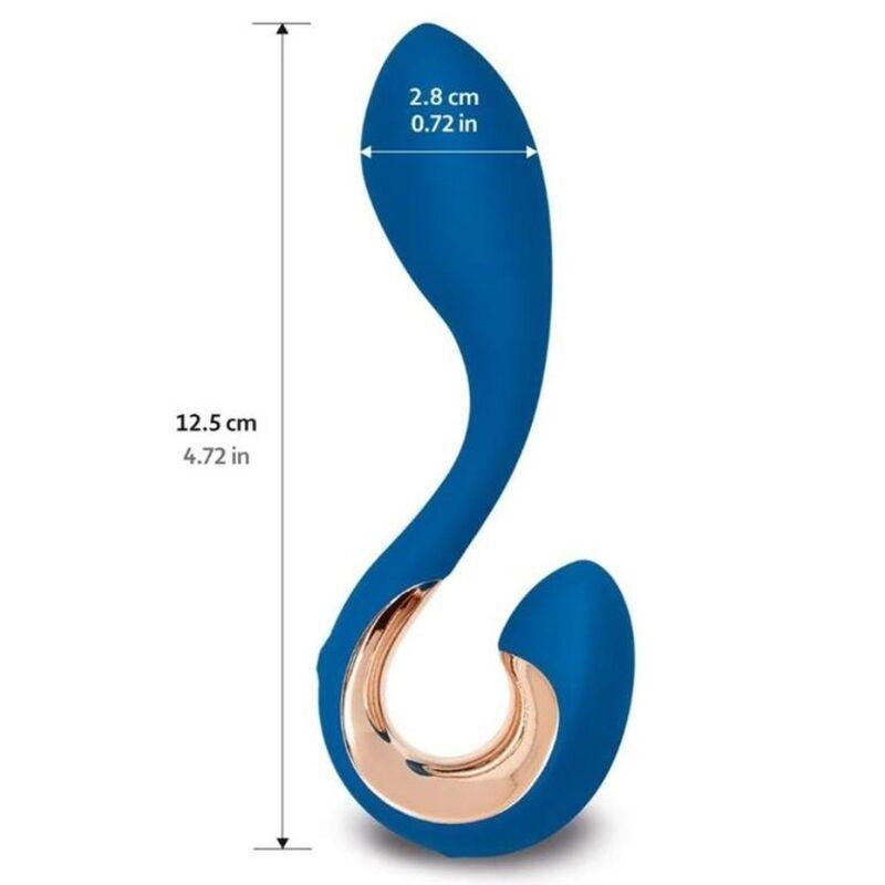 G-VIBE - GPOP 2 VIBRADOR PUNTO G Y P AZUL INDIGO - Optelum