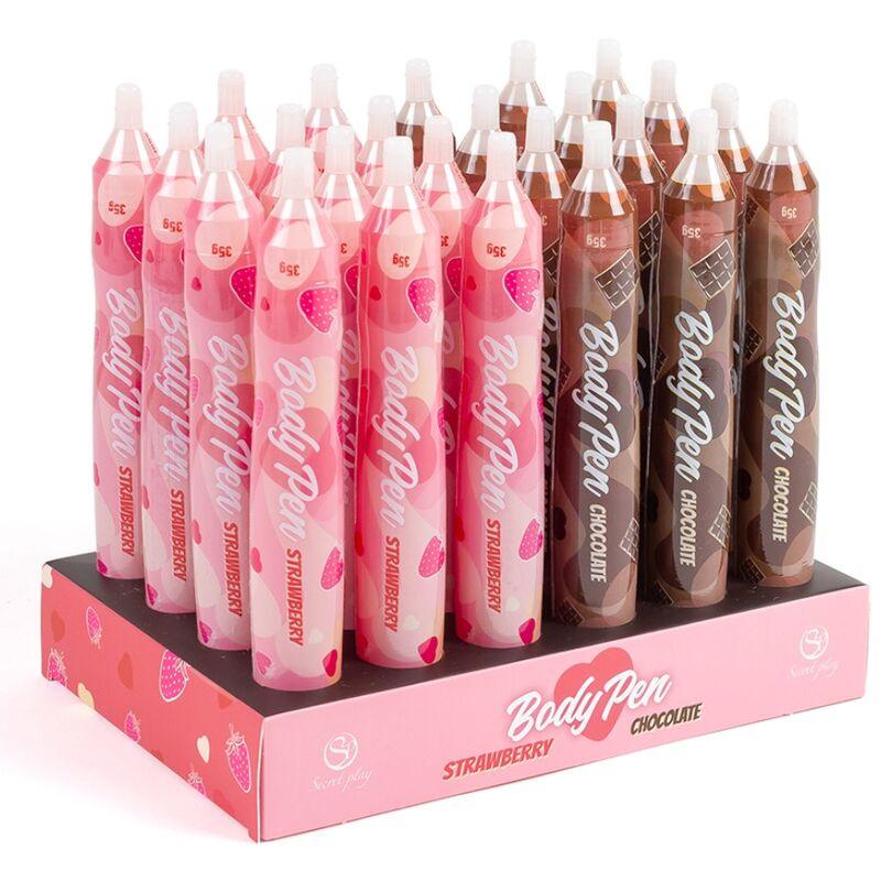 SECRET PLAY - BODY PEN CHOCOLATE - Optelum