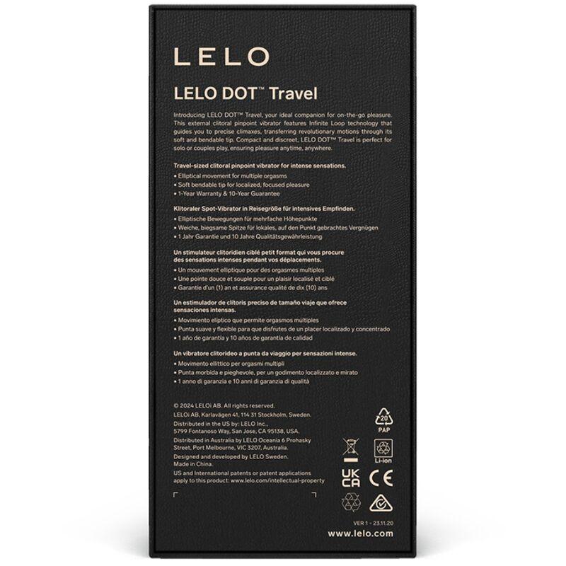 LELO - DOT TRAVEL ESTIMULADOR DE CLÍTORIS ROSA - Optelum