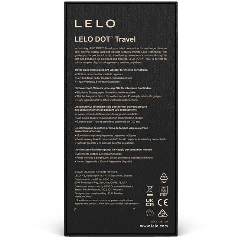 LELO - DOT TRAVEL ESTIMULADOR DE CLÍTORIS MORADO - Optelum