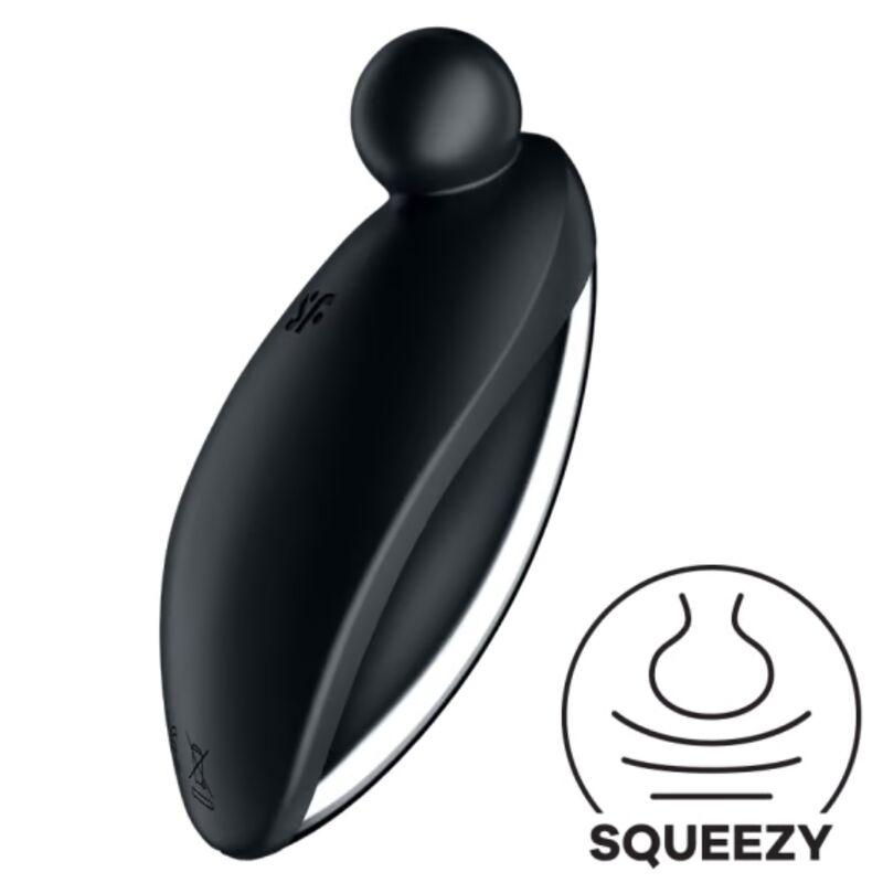 SATISFYER - SPOT ON 2 VIBRADOR LAY-ON NEGRO - Optelum