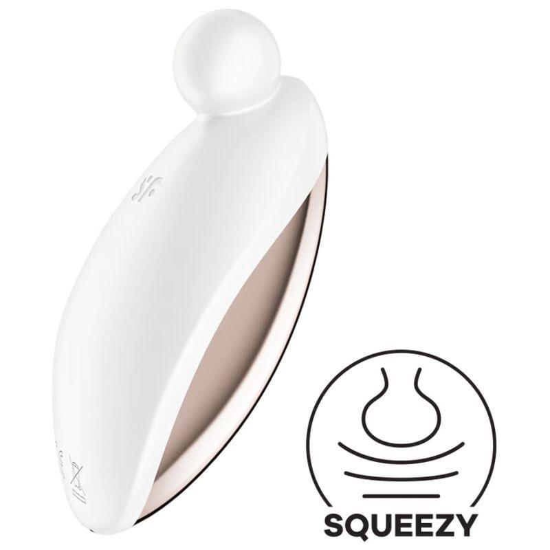 SATISFYER - SPOT ON 2 VIBRADOR LAY-ON BLANCO - Optelum