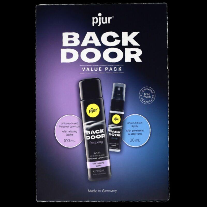 PJUR - BACK DOOR SET DE LUBRICANTE ANAL Y SPRAY - Optelum