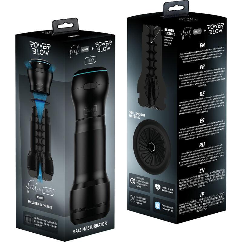 KIIROO - FEEL POCKET MASTURBADOR MASCULINO BOLSILLO + POWER BLOW - Optelum