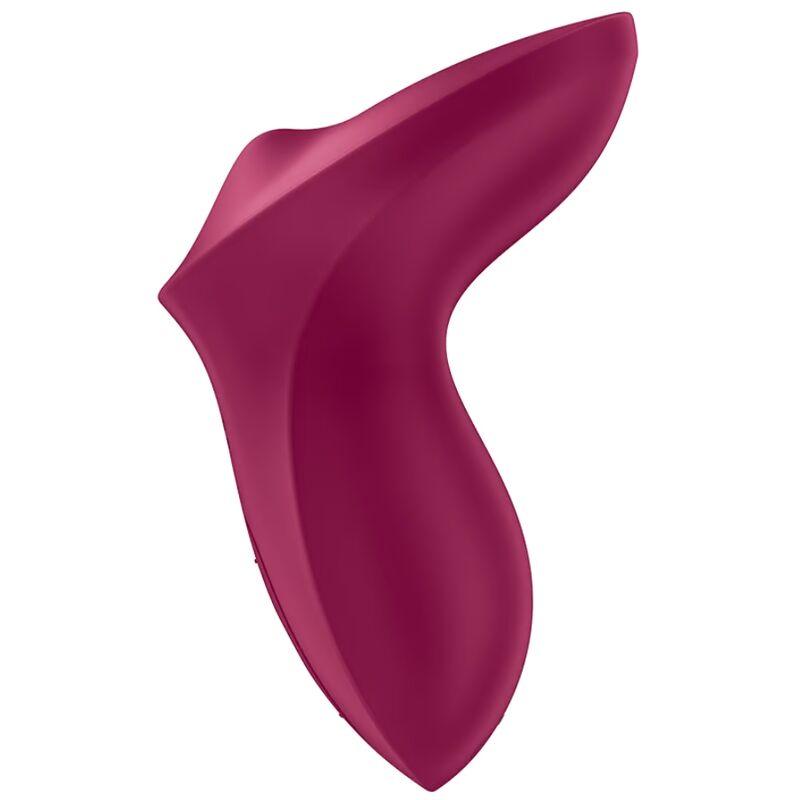 SATISFYER - EXCITERRR VIBRADOR LAY-ON CLÍTORIS BERRY - Optelum