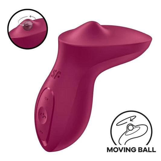 SATISFYER - EXCITERRR VIBRADOR LAY-ON CLÍTORIS BERRY - Optelum