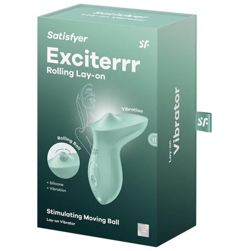 SATISFYER - EXCITERRR VIBRADOR LAY-ON CLÍTORIS MENTA - Optelum