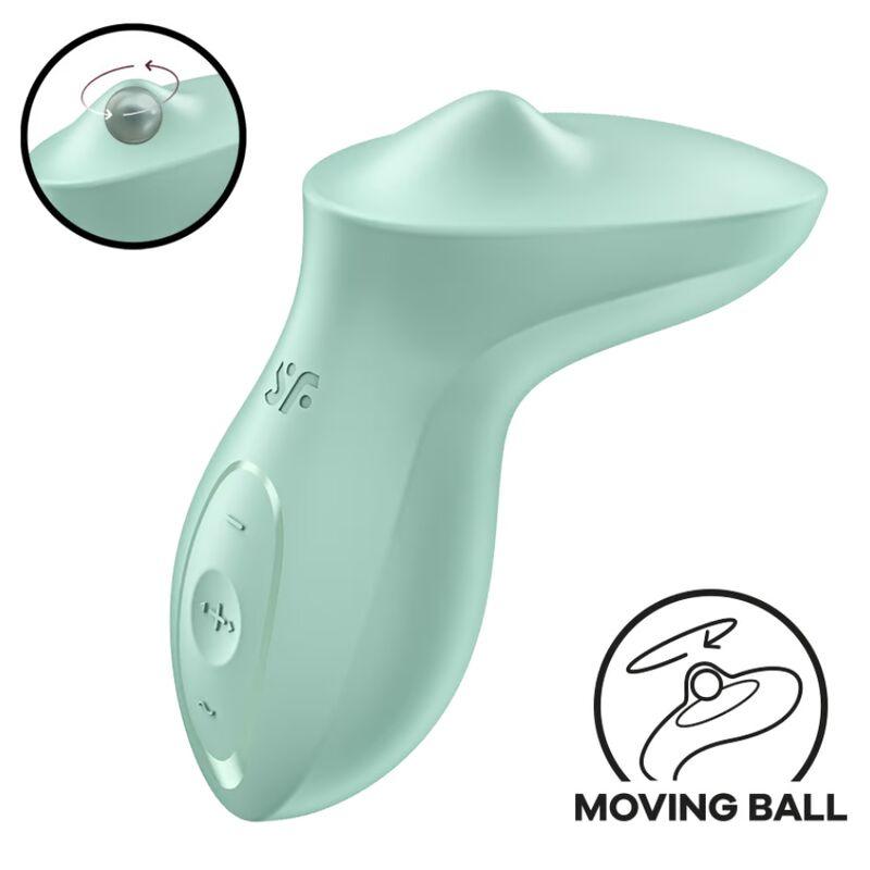 SATISFYER - EXCITERRR VIBRADOR LAY-ON CLÍTORIS MENTA - Optelum