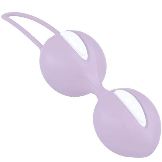 FUN FACTORY - SMARTBALLS DUO BOLAS PELVICAS BLANCO / LILA PASTEL - Optelum