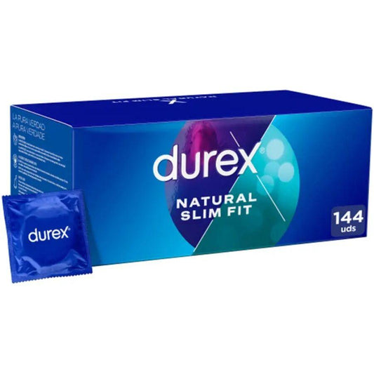 DUREX - NATURAL SLIM FIT BASIC 144 UNIDADES - Optelum