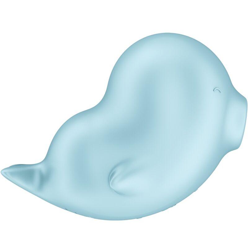 SATISFYER - SASSY SEAL ESTIMULADOR & VIBRADOR AZUL - Optelum