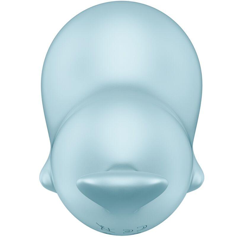 SATISFYER - SASSY SEAL ESTIMULADOR & VIBRADOR AZUL - Optelum