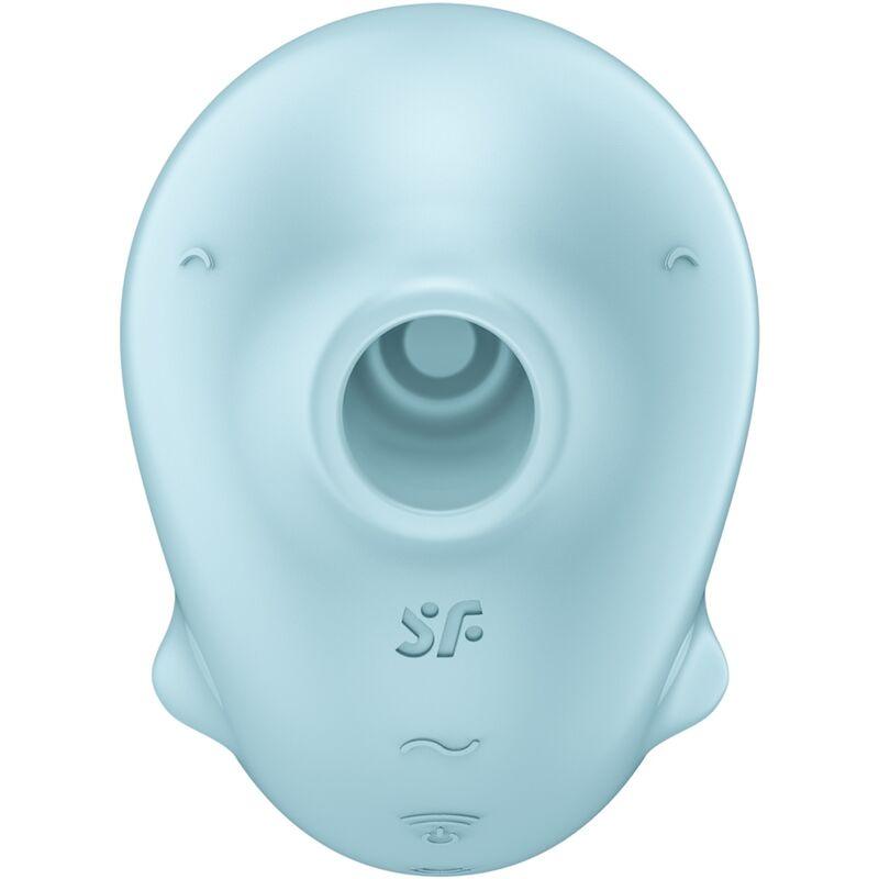 SATISFYER - SASSY SEAL ESTIMULADOR & VIBRADOR AZUL - Optelum