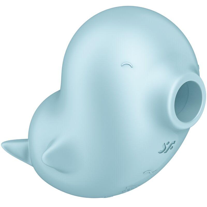 SATISFYER - SASSY SEAL ESTIMULADOR & VIBRADOR AZUL - Optelum