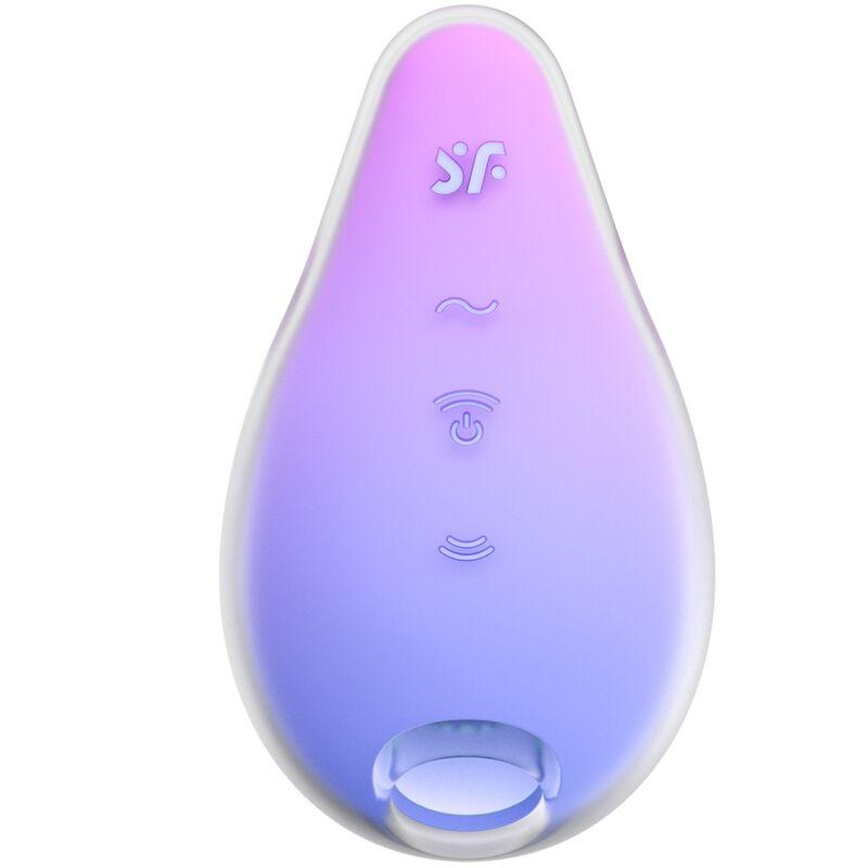 SATISFYER - MERMAID VIBES ESTIMULADOR & VIBRADOR VIOLETA Y ROSA - Optelum