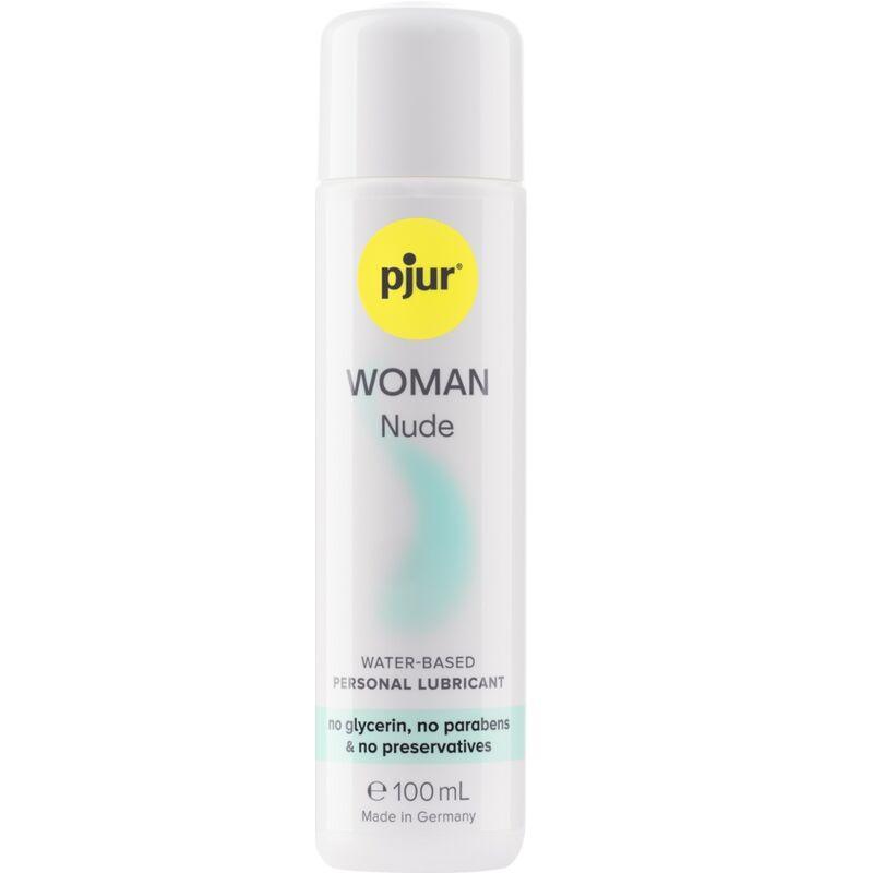 PJUR - WOMAN NUDE LUBRICANTE BASE AGUA 100 ML - Optelum