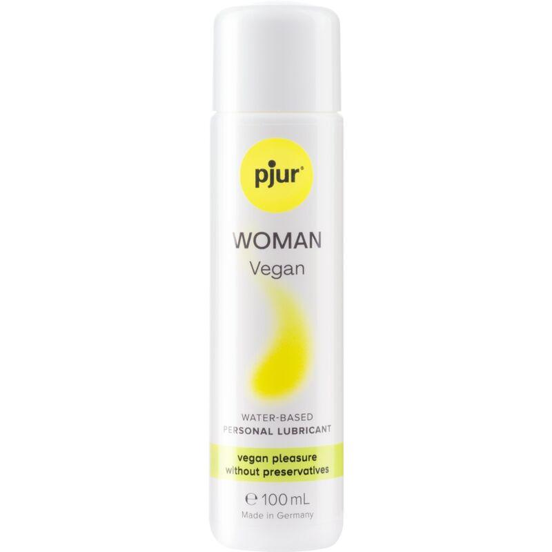 PJUR - WOMAN VEGAN LUBRICANTE BASE AGUA 100 ML - Optelum