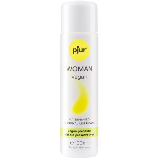PJUR - WOMAN VEGAN LUBRICANTE BASE AGUA 100 ML - Optelum