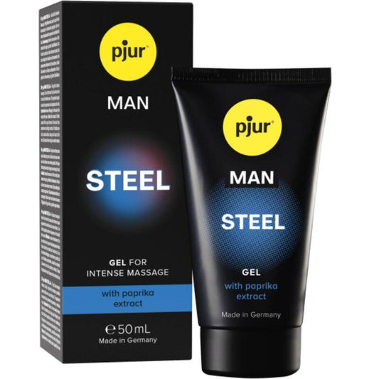PJUR - MAN STEEL GEL ESTIMULANTE 50 ML - Optelum