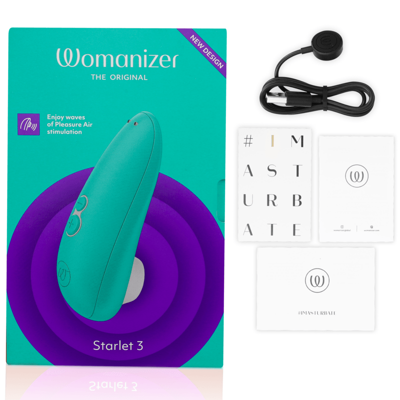 WOMANIZER - STARLET 3 ESTIMULADOR CLÍTORIS TURQUESA - Optelum