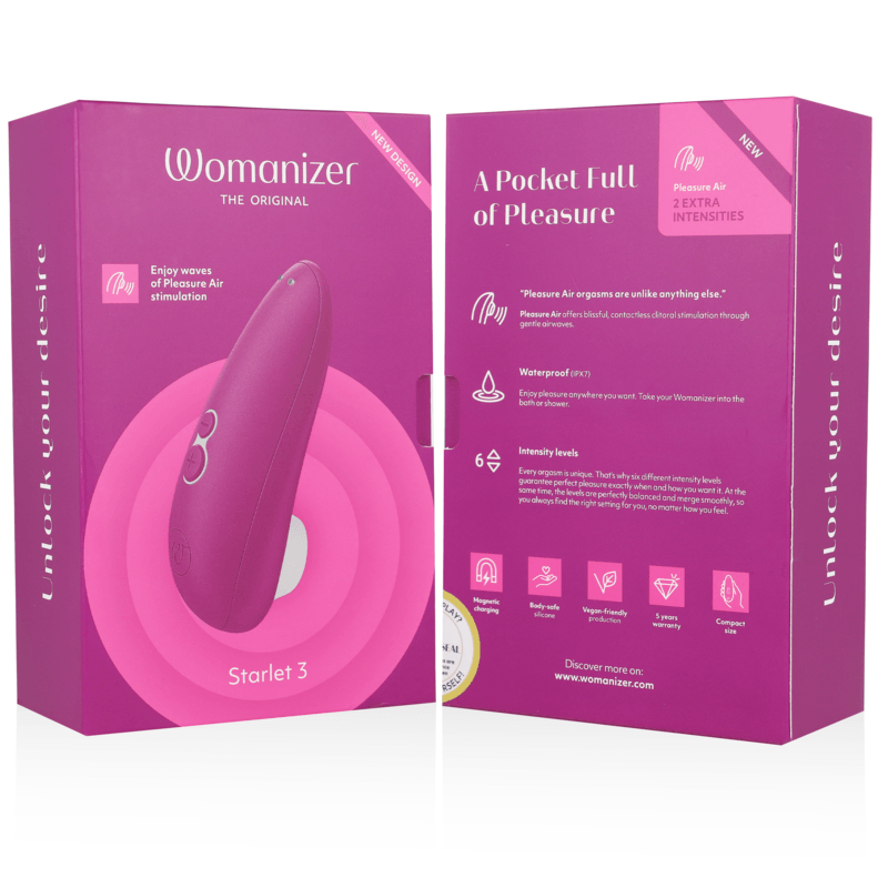 WOMANIZER - STARLET 3 ESTIMULADOR CLÍTORIS VIOLETA - Optelum
