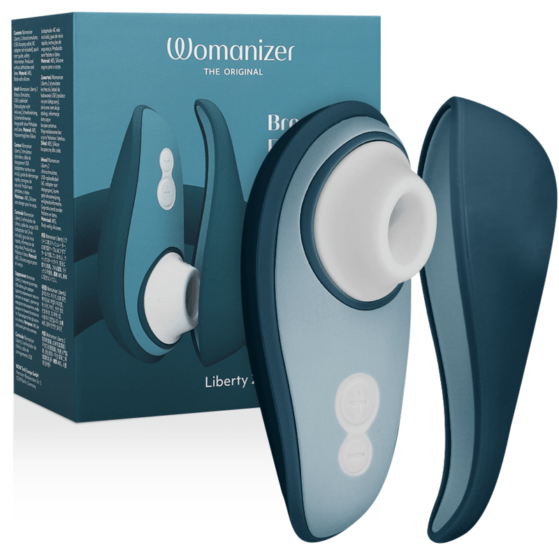 WOMANIZER - LIBERTY 2 ESTIMULADOR & SUCCIONADOR CLITORIS VERDE CLARO - Optelum