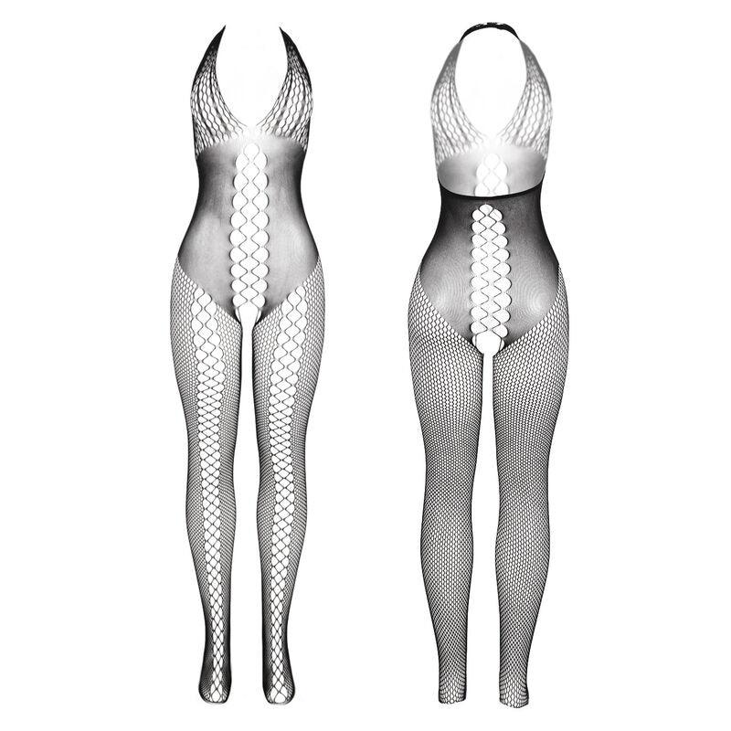 SUBBLIME - 951832 BODYSTOCKING ESPALDA ABIERTA Y DETALLES ENTRECRUZADOS NEGRO TALLA ÚNICA - Optelum