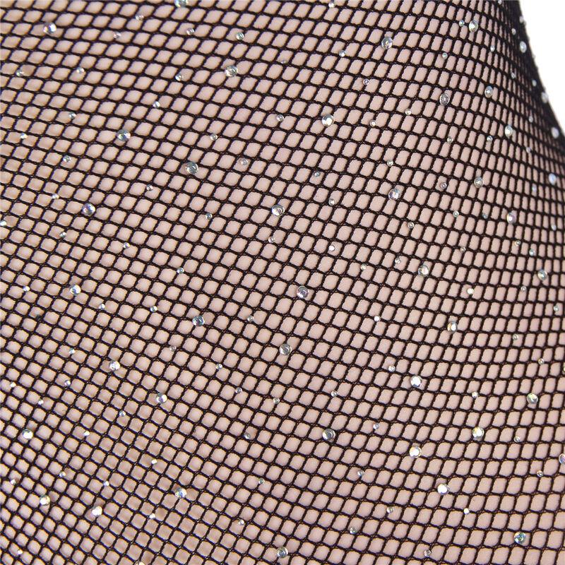 SUBBLIME - 952297 BODY DE REJILLA BRILLANTE CON HOMBROS DESCUBIERTOS MANGA LARGA NEGRO TALLA ÚNICA - Optelum