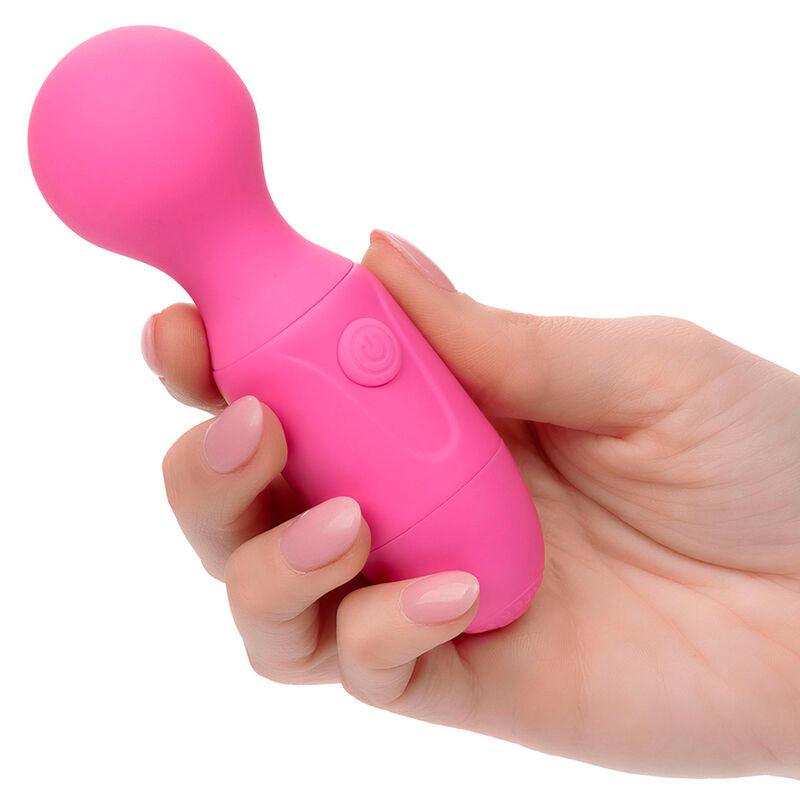 CALEXOTICS - FIRST TIME MASAJEADOR RECARGABLE 10 VIBRACIONES ROSA - Optelum