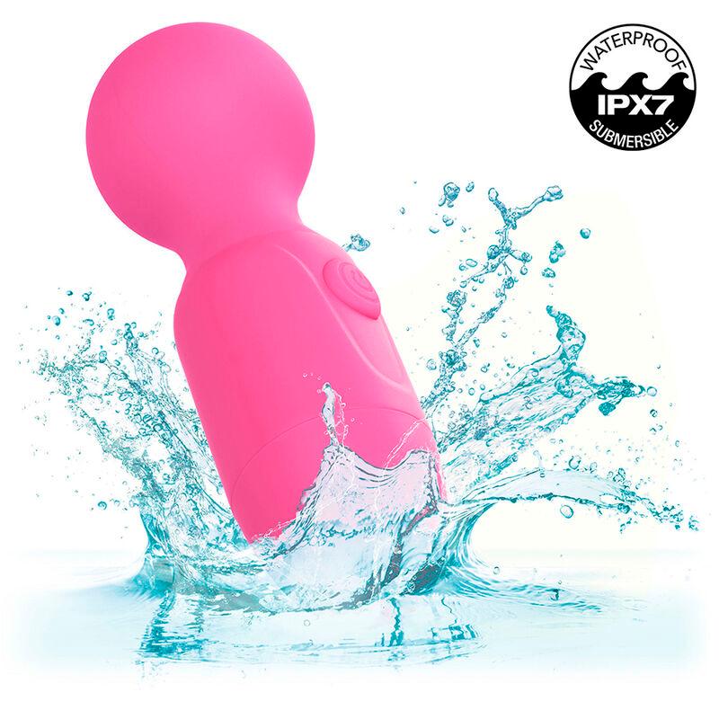 CALEXOTICS - FIRST TIME MASAJEADOR RECARGABLE 10 VIBRACIONES ROSA - Optelum