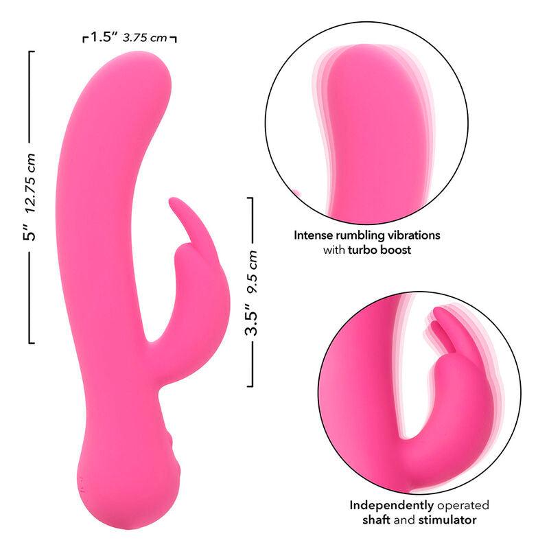 CALEXOTICS - FIRST TIME VIBRADOR RABBIT RECARGABLE ROSA - Optelum