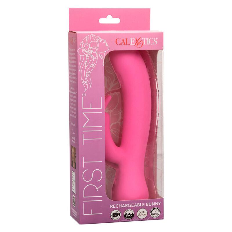 CALEXOTICS - FIRST TIME VIBRADOR RABBIT RECARGABLE ROSA - Optelum