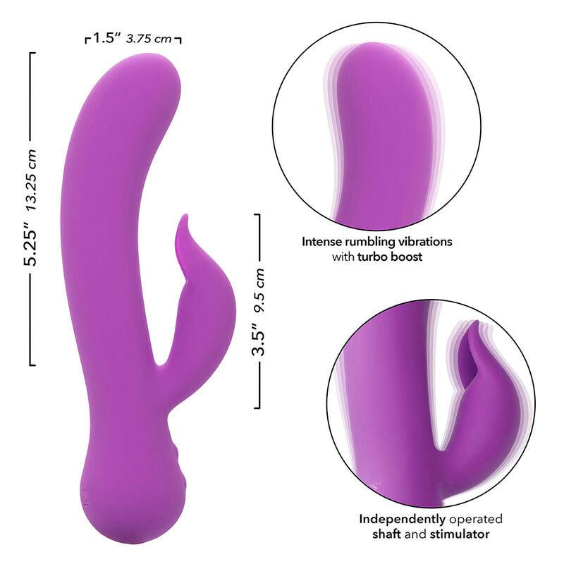 CALEXOTICS - FIRST TIME VIBRADOR COMPLACIENTE RECARGABLE MORADO - Optelum