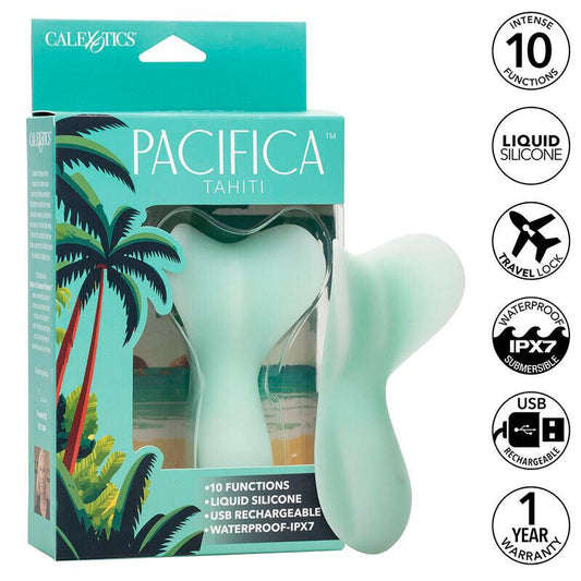 CALEXOTICS - PACIFICA TAHITI ESTIMULADOR 10 FUNCIONES AQUA - Optelum