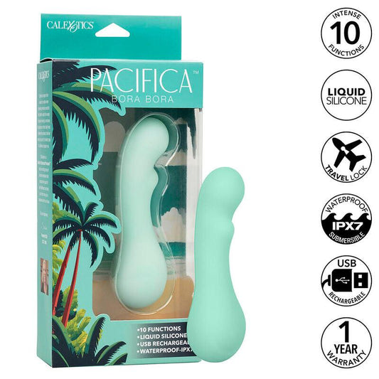 CALEXOTICS - PACIFICA BORA BORA ESTIMULADOR PUNTO G 10 VIBRACIONES AQUA - Optelum